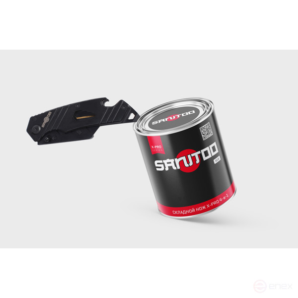 Складной нож SANITOO X-PRO многофункциональный 4-в-1