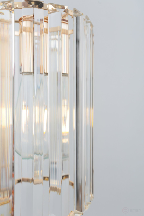 Светильник подвесной (подвес) Rivoli Suzanne 1052-201 1 х Е27 40 Вт хрусталь