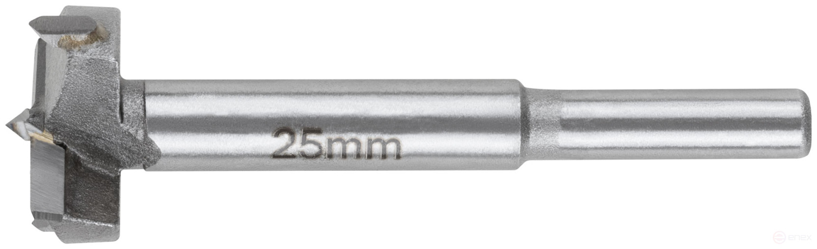 Forstner drill (milling cutter) with carbide inserts of 25 mm