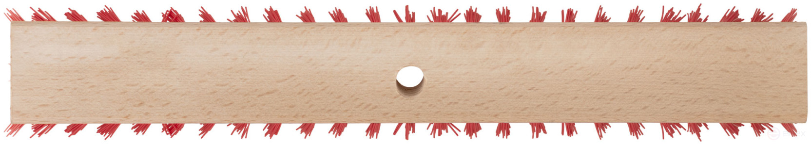 Profi wooden outdoor brush, stiff bristles, threaded hole at an angle, 5-row, 500x65 mm