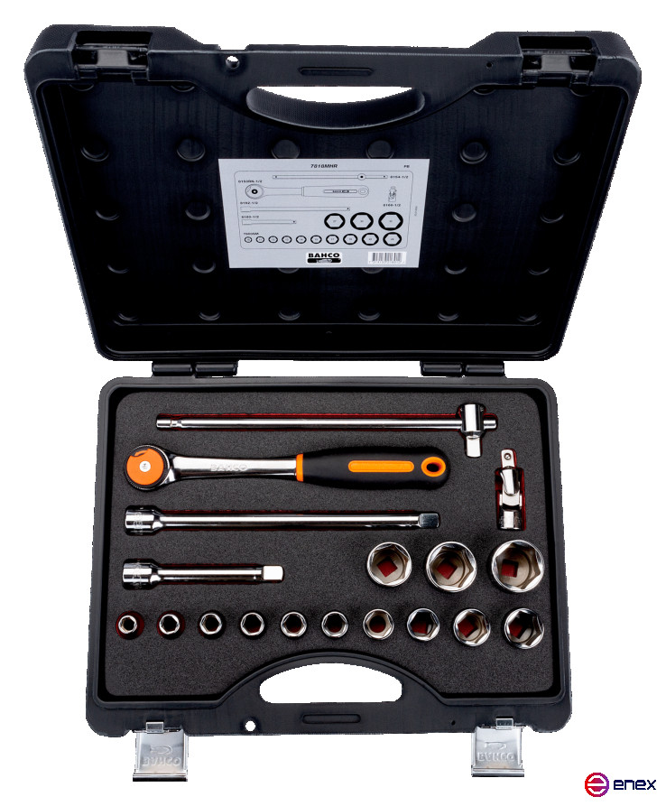 1/2" Set of end heads 7818MHR