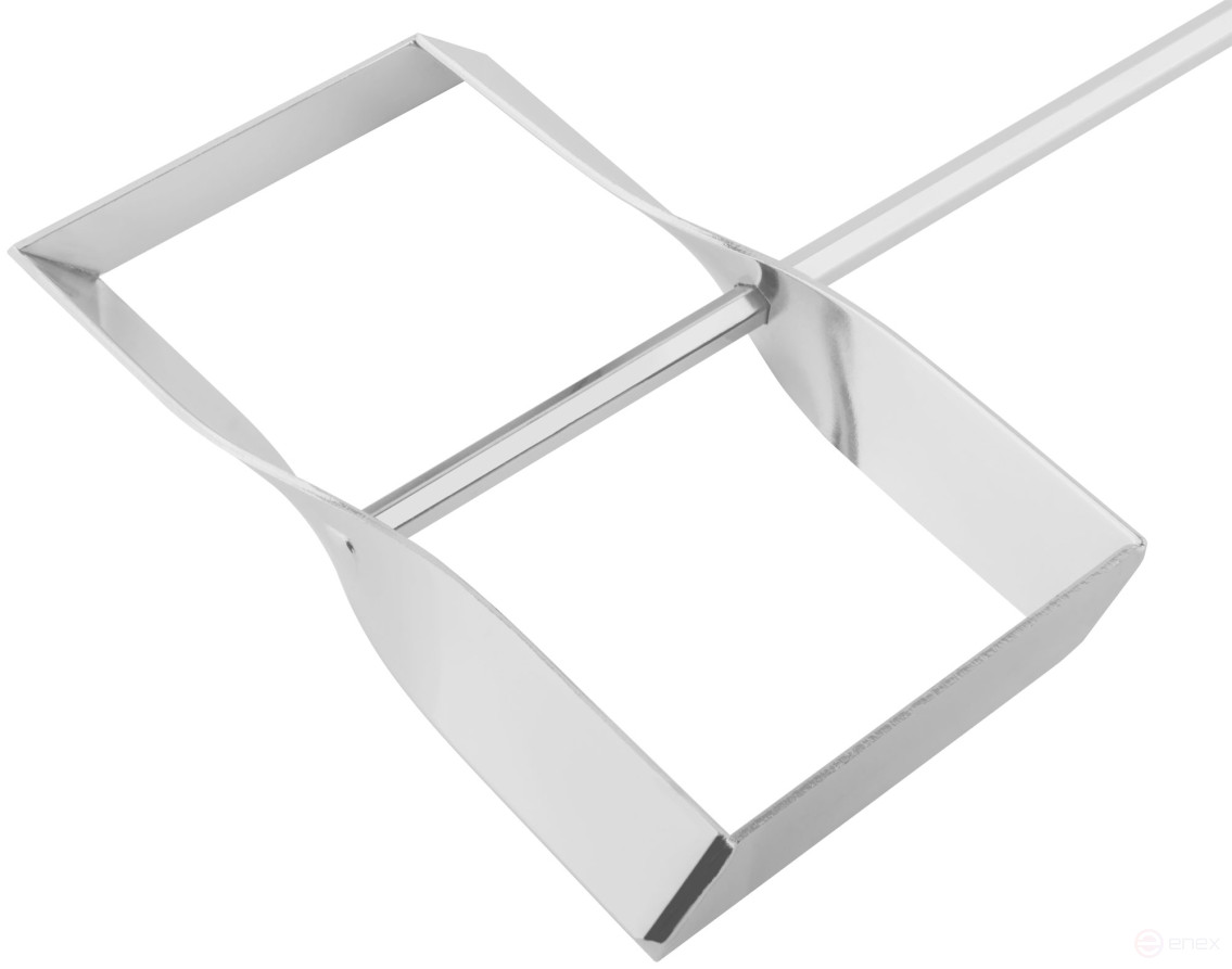 Миксер для строительных смесей оцинкованный усиленный Профи 212х700 мм