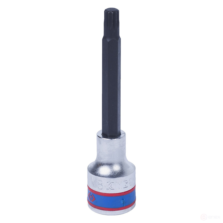 Насадка (бита) торцевая 1/2", Spline, M8, L = 100 мм KING TONY 404608