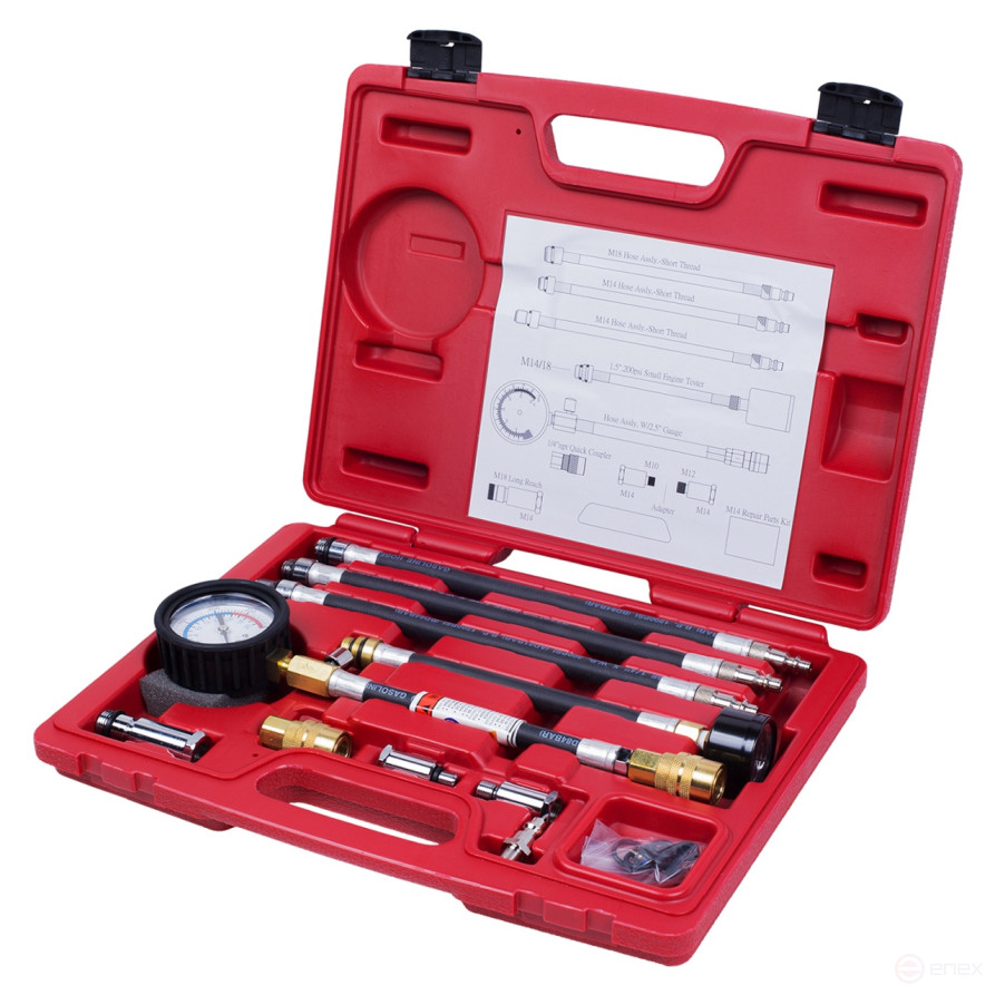 Gasoline compressor, 0-21 atm, case, 19 items MASTER 120-10019C