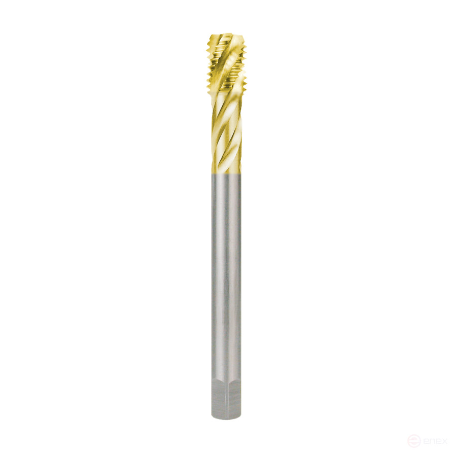 Метчик машинный HSS шлифованный M 14x2 TiN для глухих отверстий