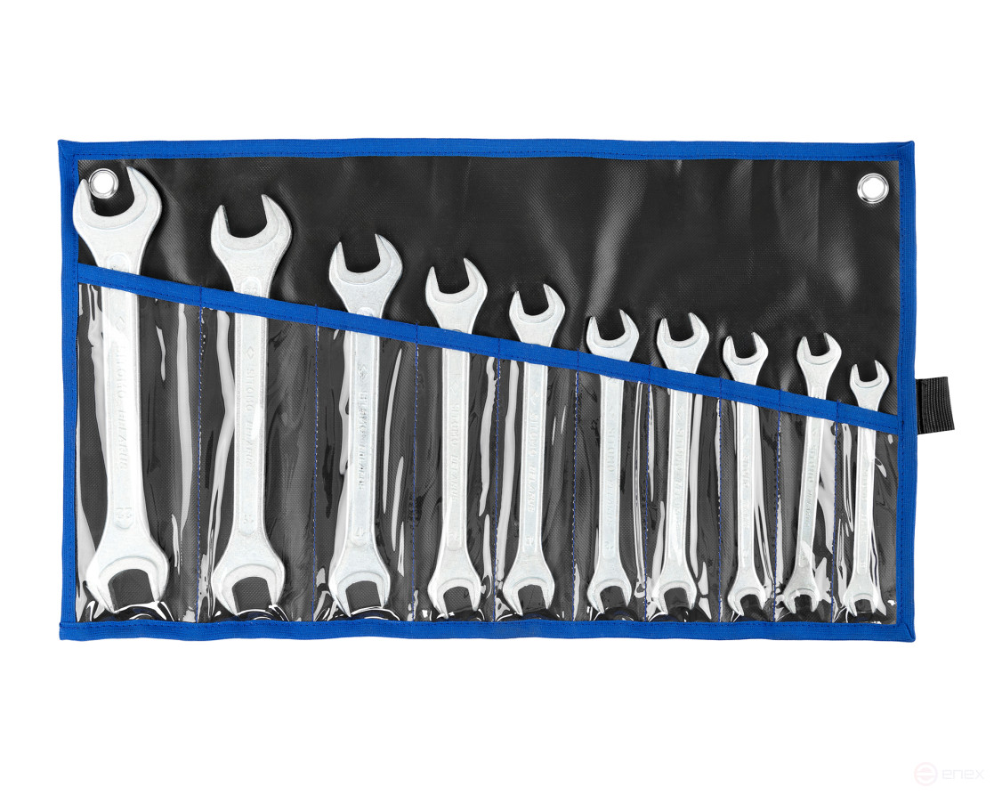 Набор ключей гаечных рожковых двусторонних 10 шт. (8-24) ПВХ сум. SITOMO BELARUS