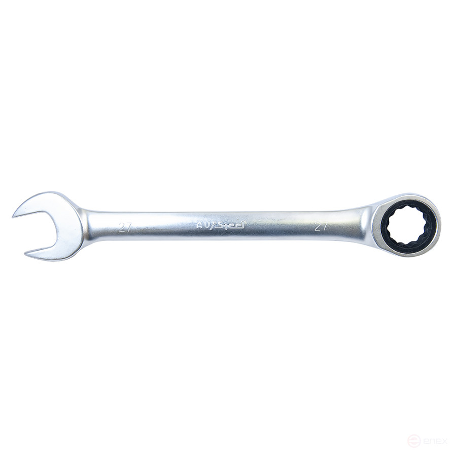 Ключ комбинированный трещоточный 27 мм AV Steel