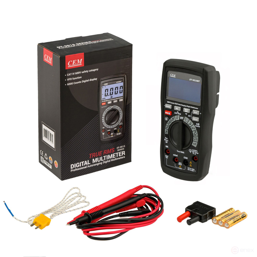 DT-9519BT Мультиметр цифровой с функцией True RMS