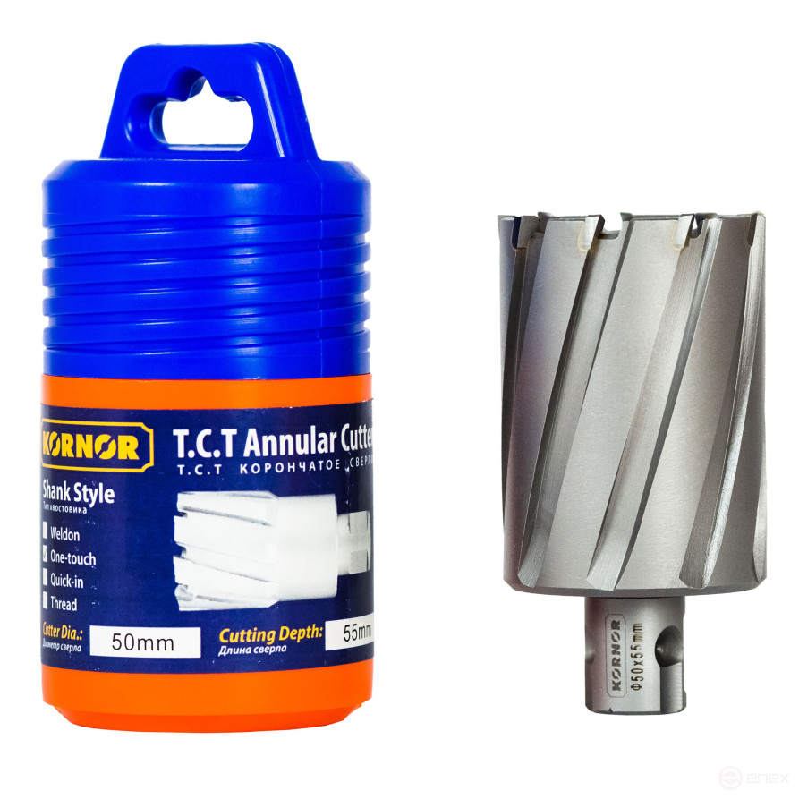 TCT One-touch core Drill bit 27x150 mm Kornor