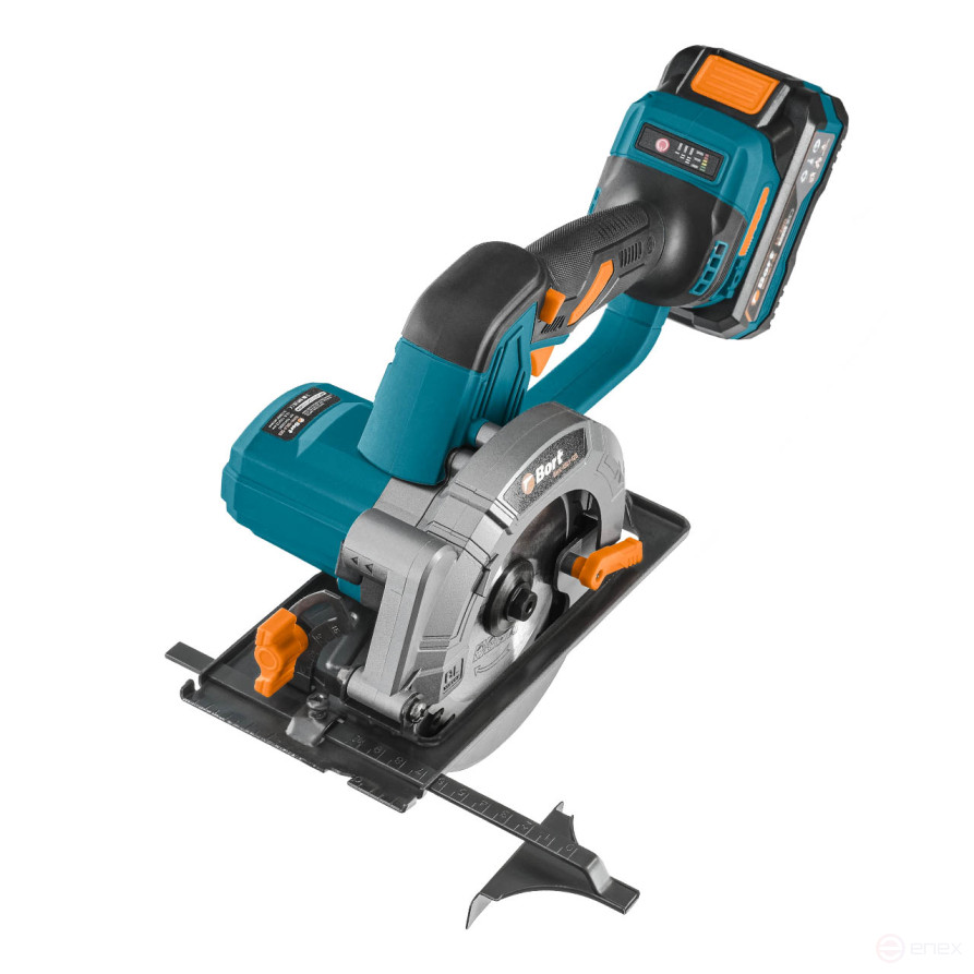 Circular cordless saw BORT BHK-18Li-125 (2*3.0 Ah + battery)