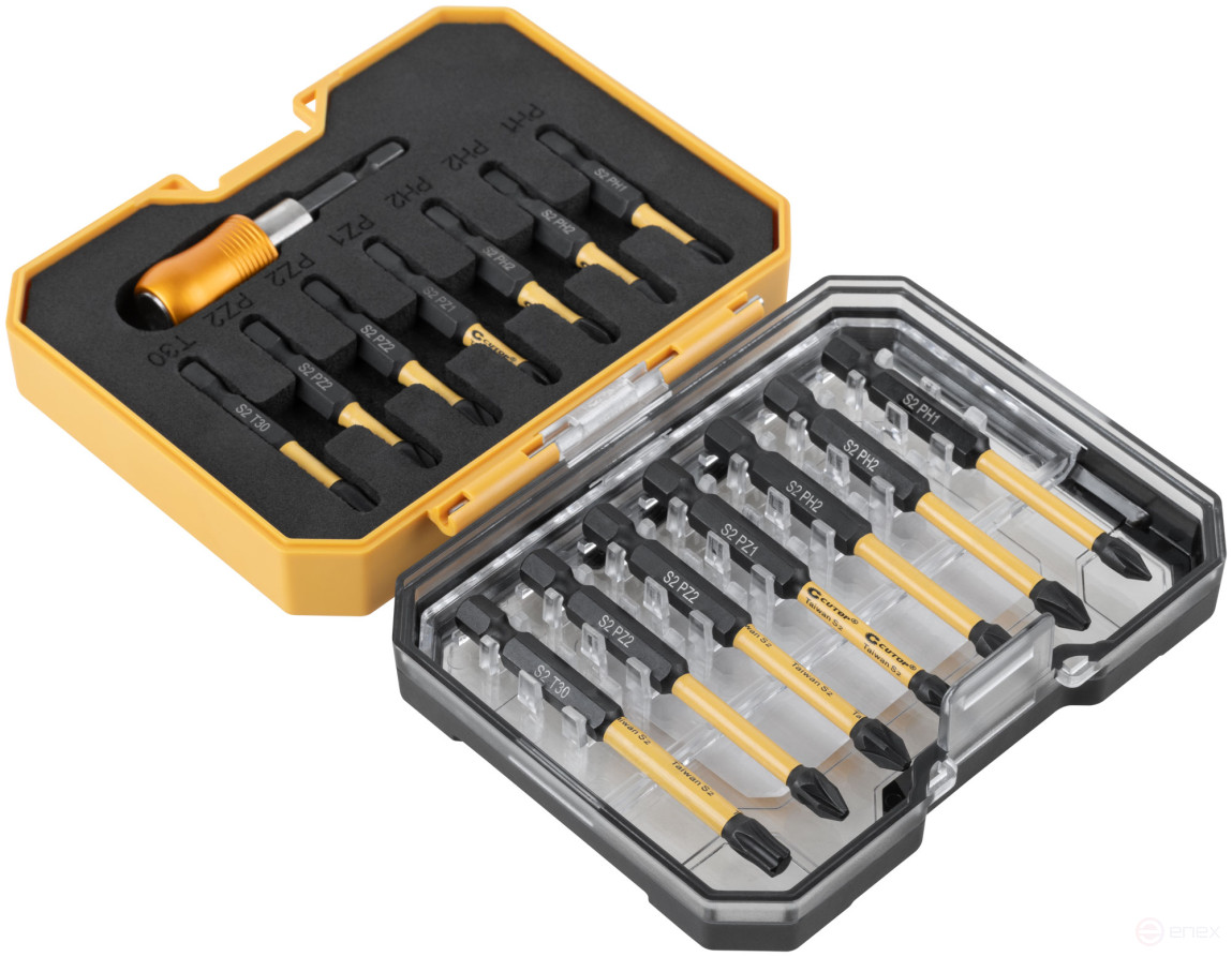 Набор торсионных бит "Ударник 50/75", Cutop profi plus, 15 предметов