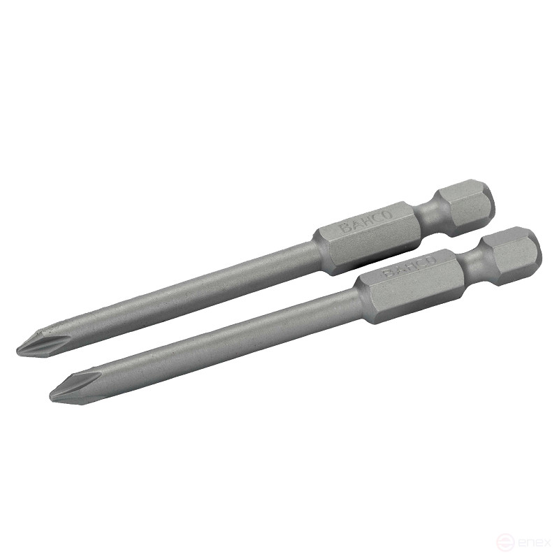 2 X Phillips PH1 70 mm 1/4 Screw Bits