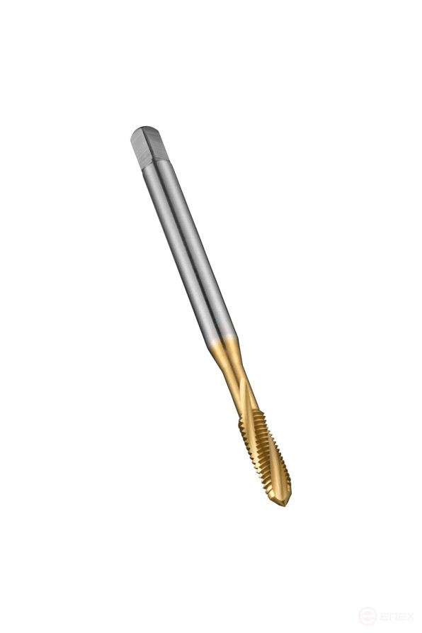 Машинный метчик со спиральной стружечной канавкой 15° M 10, E212M10