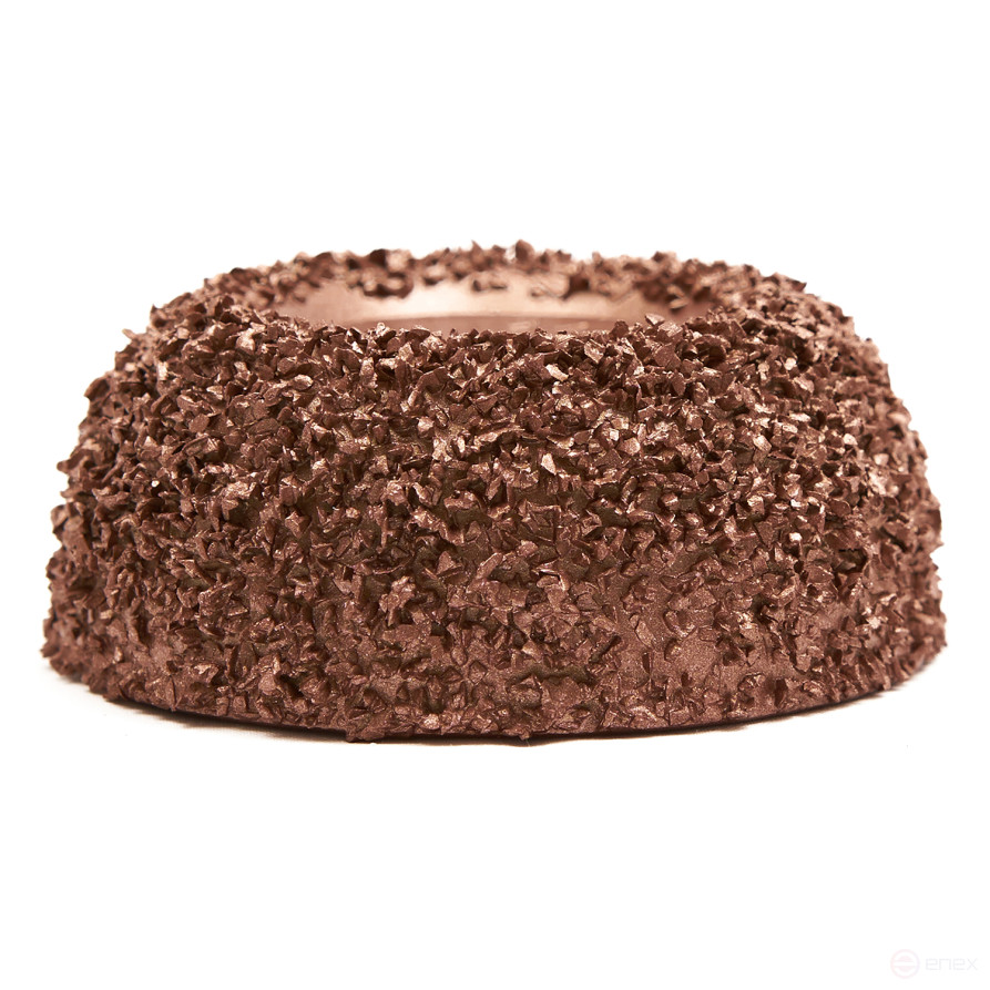 NS05-6124 Rough hemisphere, 50x19mm, AH 9.5mm, 24 Grit