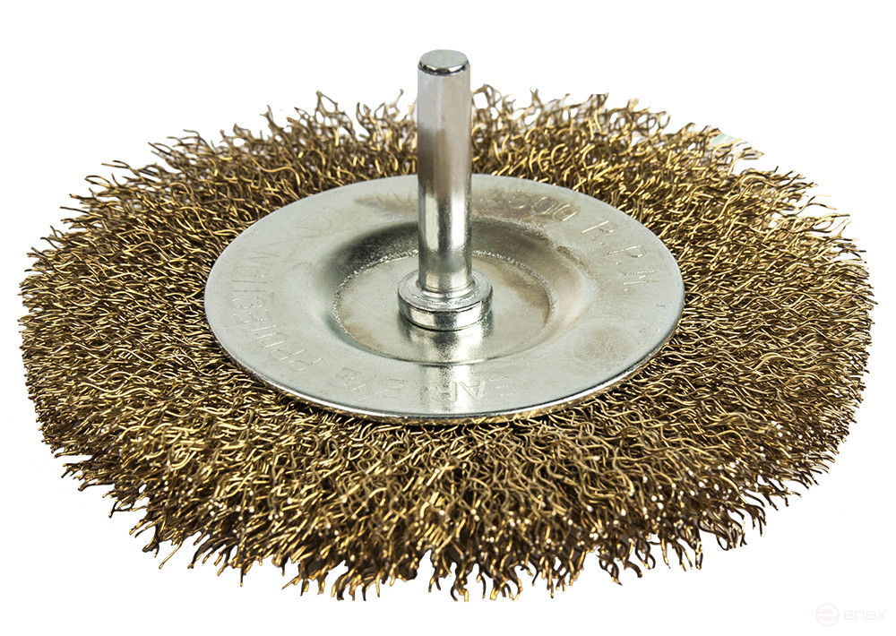 Кордщетка для дрели радиальная мягкая ПРАКТИКА 100 мм, хвост 6 мм (773-408)