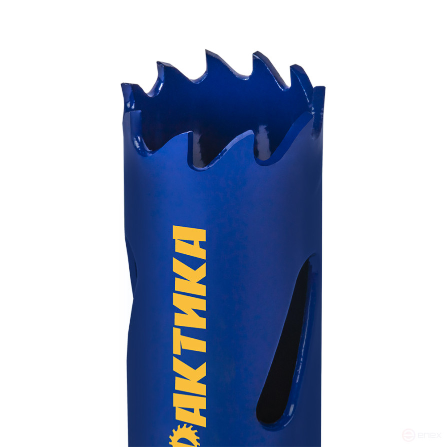 Коронка биметаллическая ПРАКТИКА 19 мм (1шт), клипса (035-912)