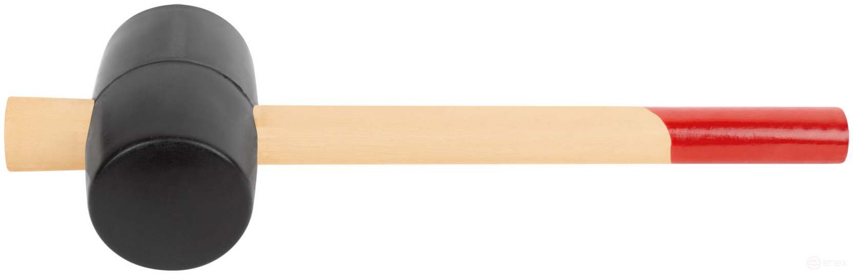 Rubber mallet, wooden handle 70 mm ( 750 gr )