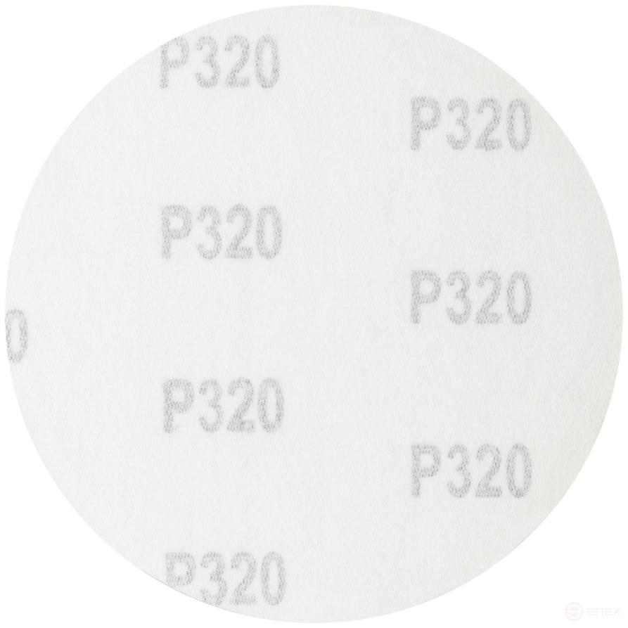 Круги шлифовальные сплошные (липучка), алюминий-оксидные, 125 мм, 5 шт. Р 320