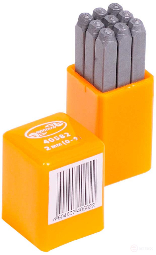 A set of digital stamps 2mm "Avtodor" (high hardness) 40582