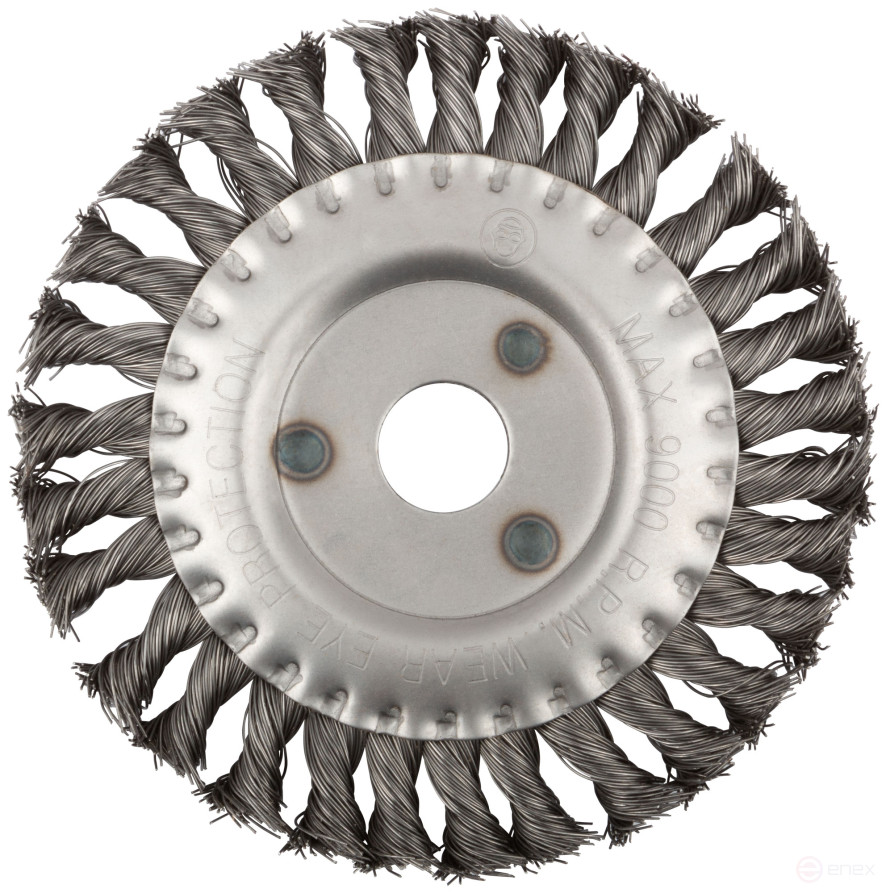 Straight disc blade, seat diameter 22.2 mm, 150 mm twisted steel wire