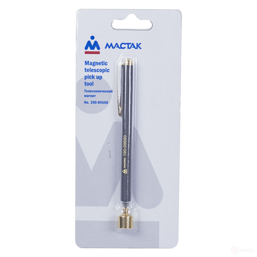 Телескопический магнитный извлекатель, 650 мм, 2,2 кг МАСТАК 190-09650