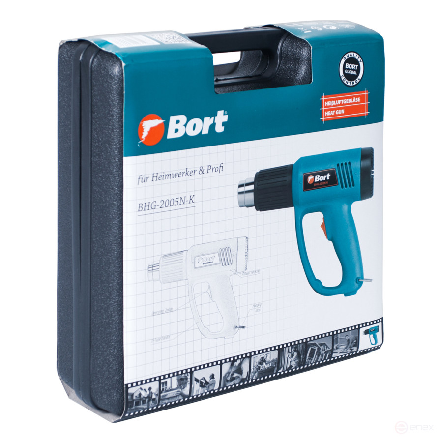 Фен технический BORT BHG-2005N-K