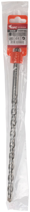 Бур по бетону SDS PLUS с двойной резьбой 12х260 мм