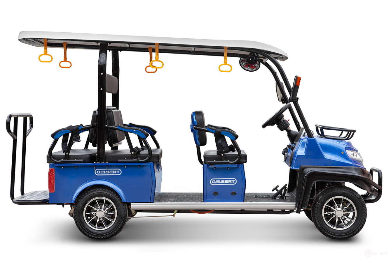 Mini golf cart Gelbert Venus 60V 1200W, blue