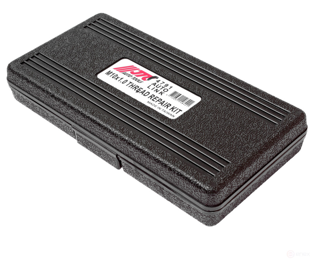 Набор инструментов и вставок для восстановления резьбы М10х1.0мм L=13.5мм 14 предметов JTC