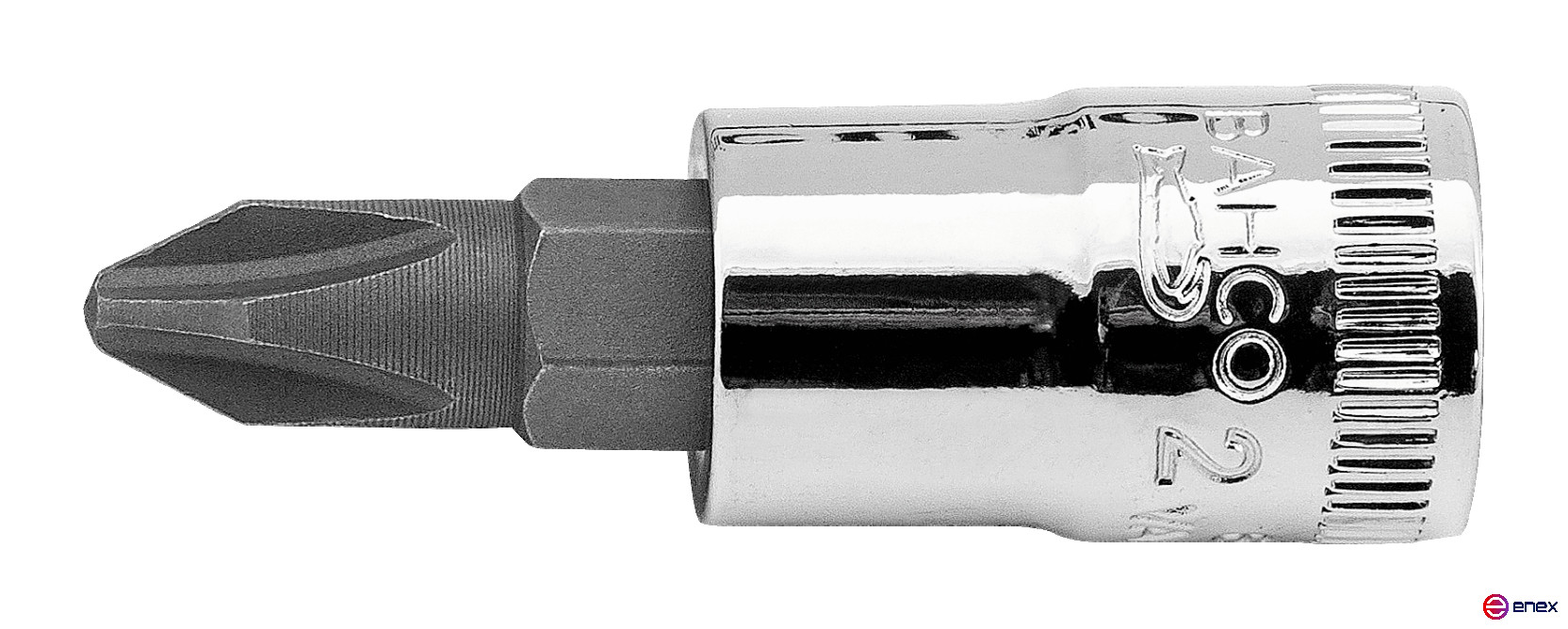 1/4" End Head with screw insert Phillips PH2 SB6709PH-2