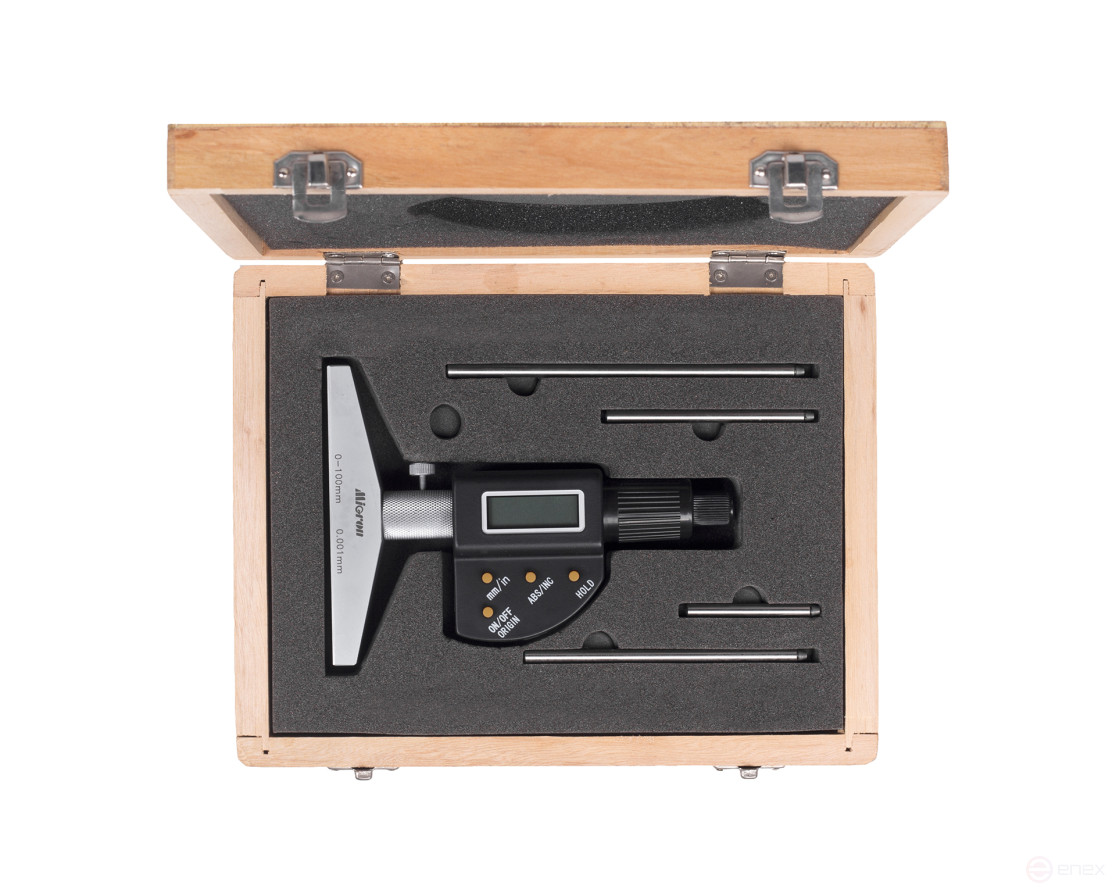 Глубиномер микрометрический ГМЦ-100 0,001 цифровой Micron