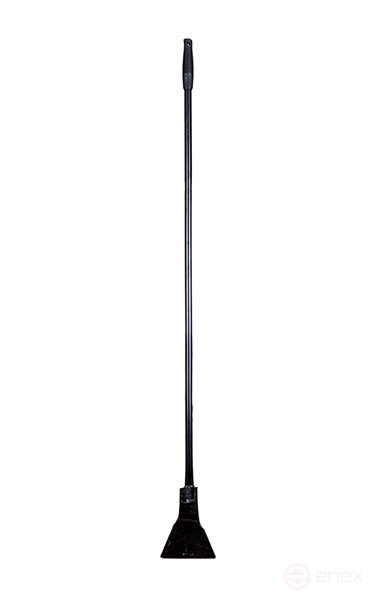 Ice axe, one-piece axe with tube F 25, rubber handle B3, weight 1,9 kg