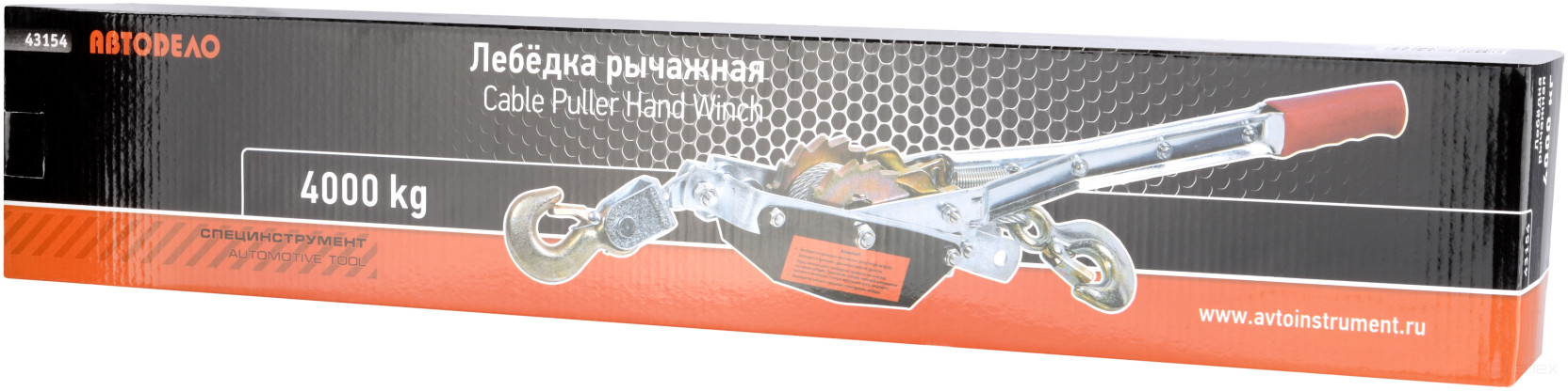 Лебедка храповичная 4.0т (АвтоDело) 43154