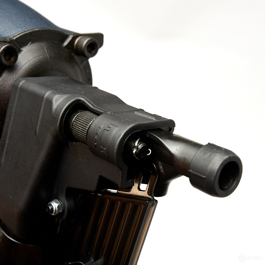 Nail gun for construction HYBEST HCN90P (pneumatic, CNW nails, magnesium)