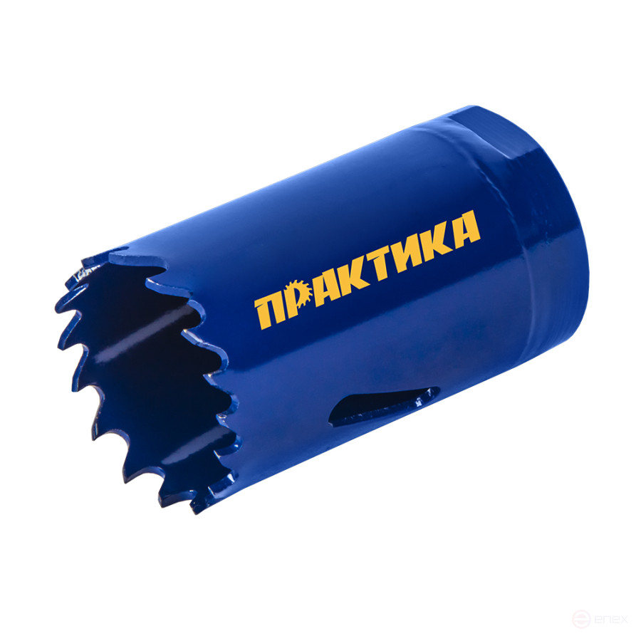 Коронка биметаллическая ПРАКТИКА 29 мм (1шт), клипса (035-943)