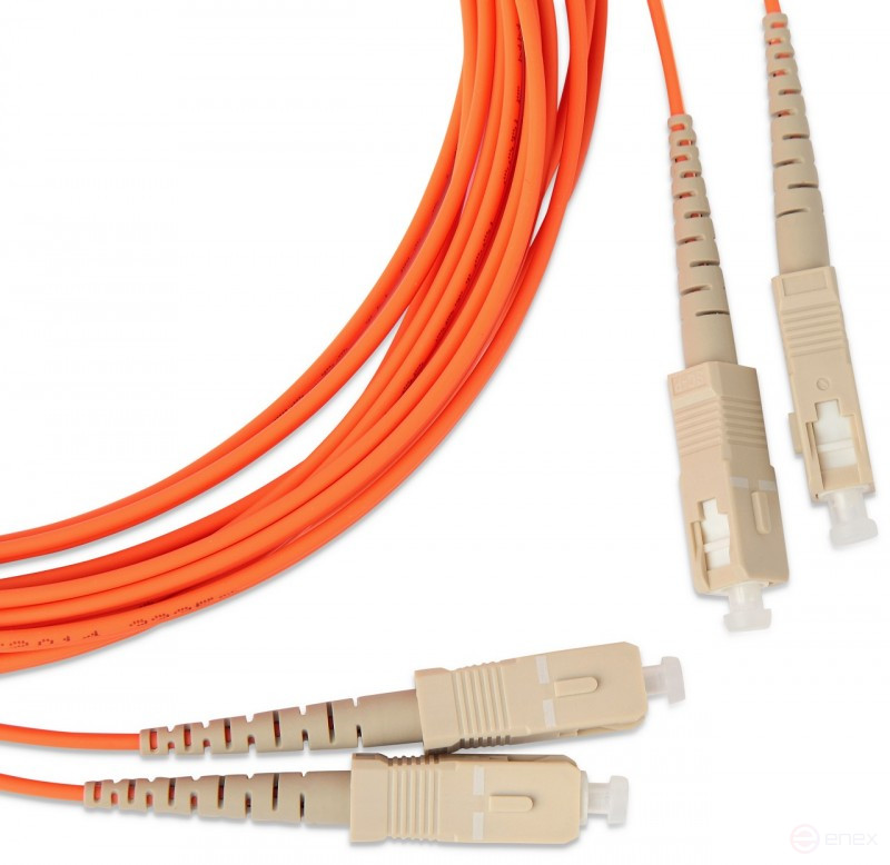 FC-D2-50-SC/PR-SC/PR-H-20M-LSZH-OR Patch cord fiber optic (cord) MM 50/125, SC-SC, 2.0 mm, duplex, LSZH, 20 m