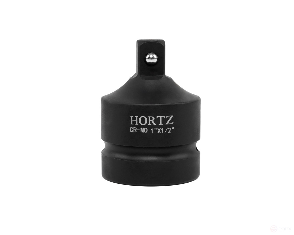Adapter for impact socket heads 1"x1/2" HORTZ