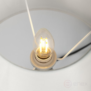 7096-501 Настольная лампа Rivoli Alisia 7096-501 1 х Е14 40 Вт классика