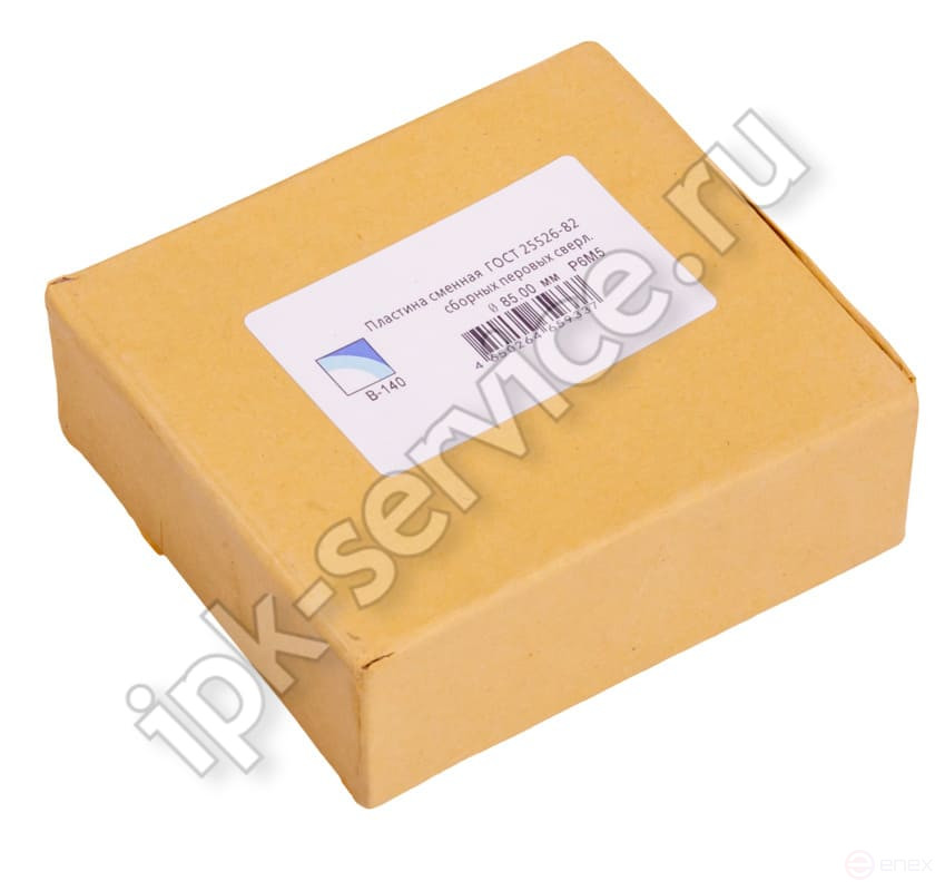 Plate for the F85 R6M5 pre-cast drill GOST 25526-82