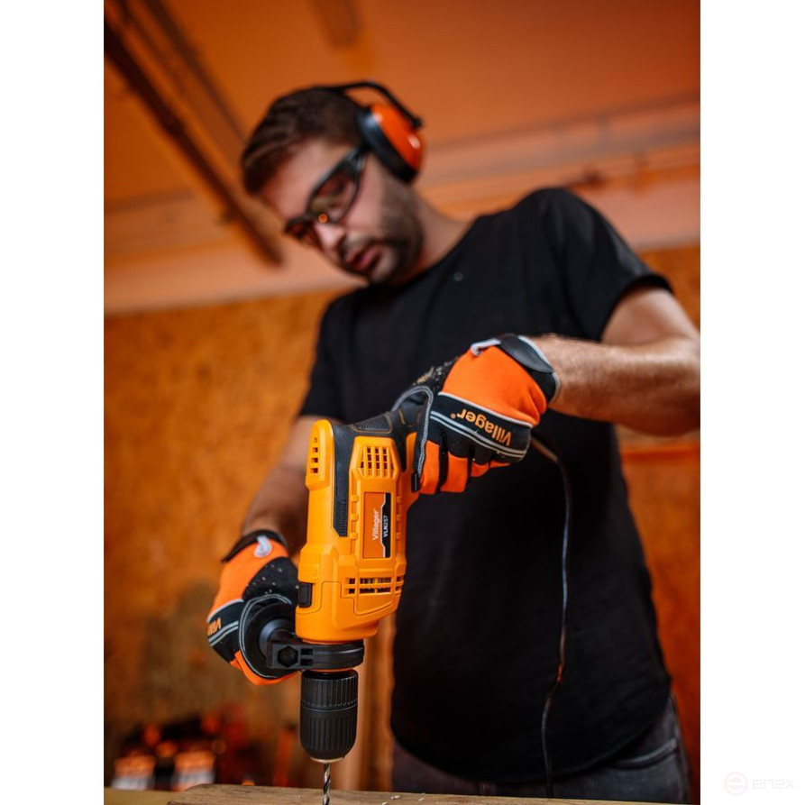Дрель ударная сетевая Villager VLN 257