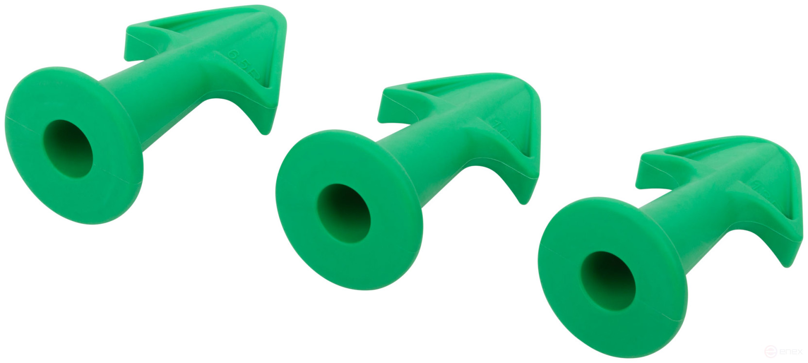 Replaceable plastic nozzles for sealant guns, a set of 3 pcs.