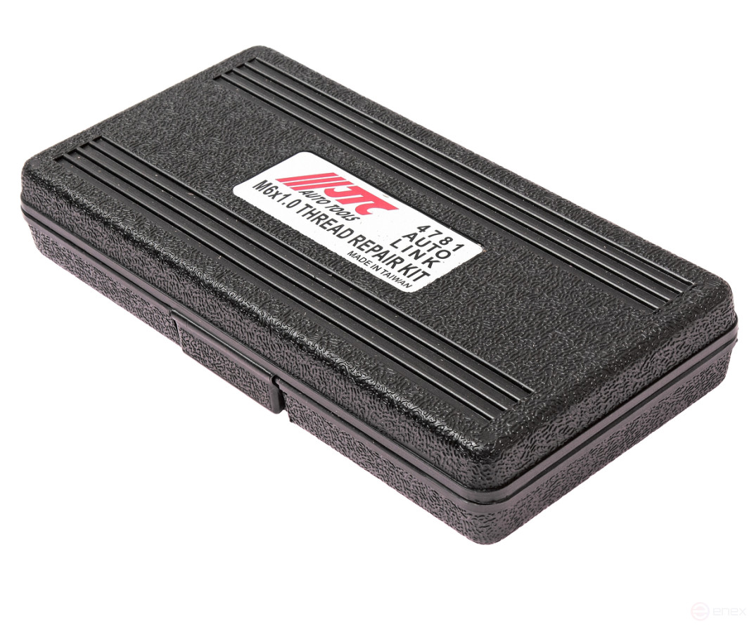 Набор инструментов и вставок для восстановления резьбы М6х1.0мм L=8.0мм 24 предмета JTC