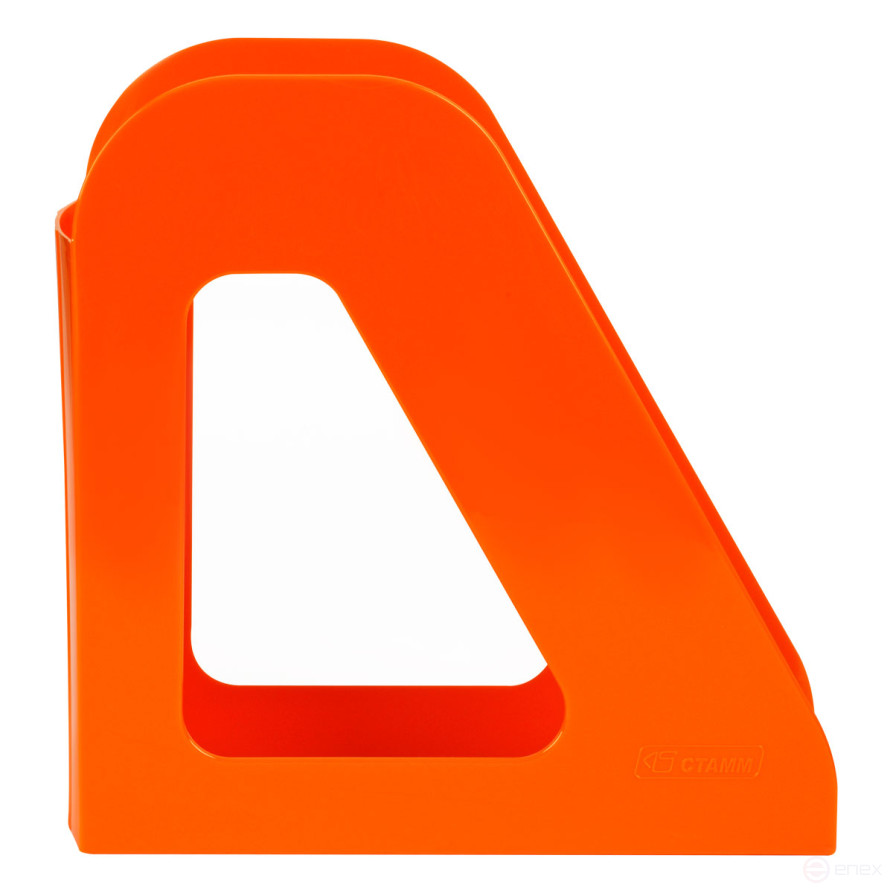 Лоток для бумаг вертикальный СТАММ "Фаворит", оранжевый Mandarin