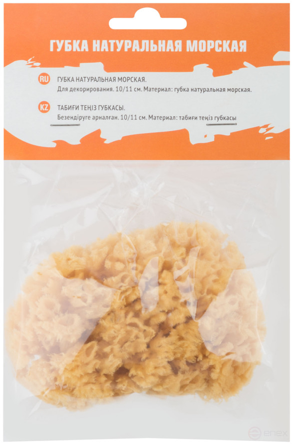 Natural sea sponge, for decoration, 12/13 cm