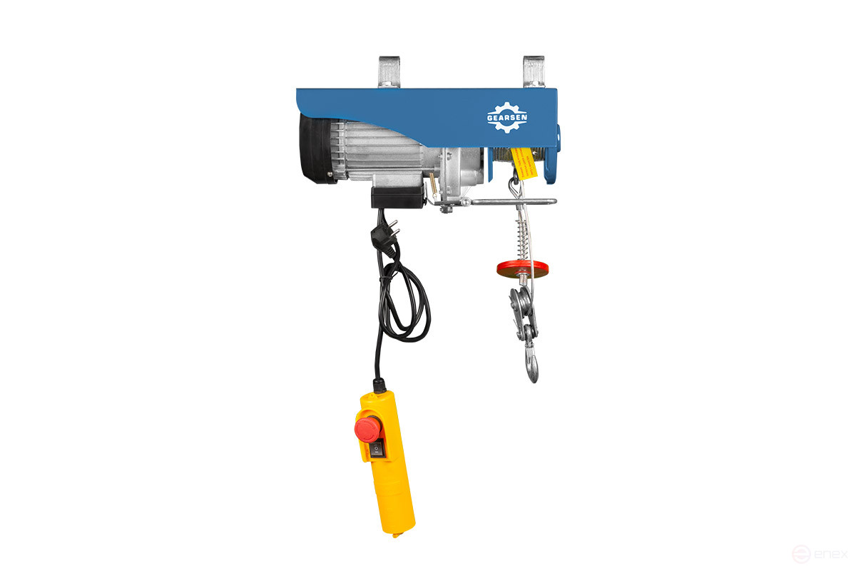 Таль электрическая мини GEARSEN PA 220В 250/500кг, 12/6м (стационарная)