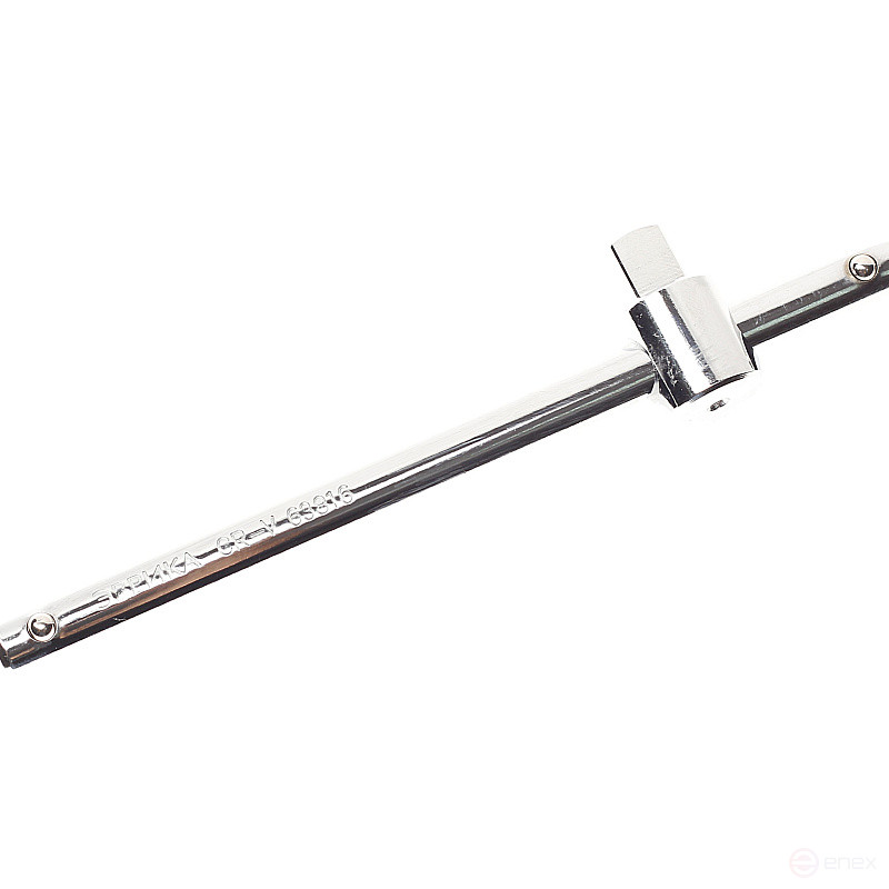 Hand crank ER-63816 3/8" DR T-shaped with movable head 160mm EUREKA 25/50