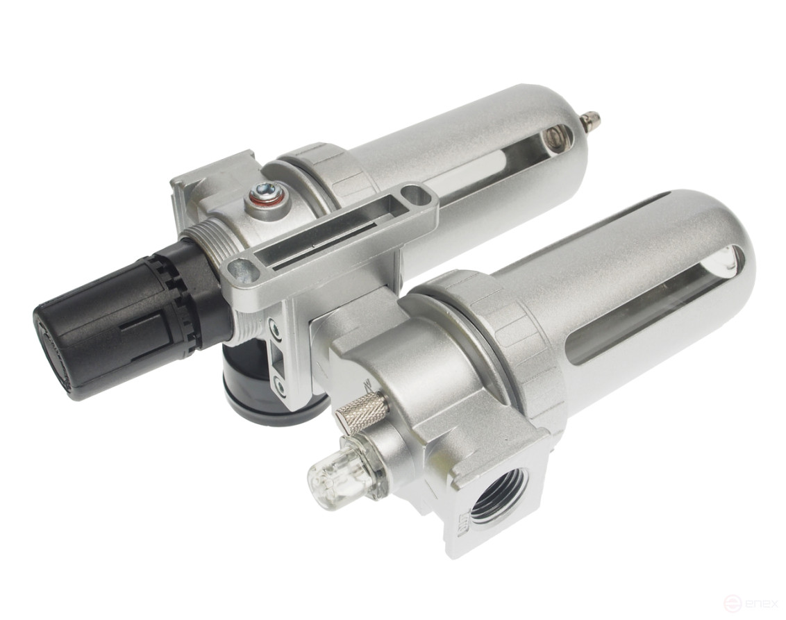 Air treatment unit (lubricator,dehumidifier) 1/2" metal. the switch. 215PSI 3000L/min. 150ml JTC