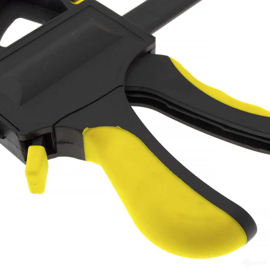 Струбцина, пистолетного типа, быстрозажимная, двухкомпонетная ручка, 12" (300мм), Чеглок (6/24)