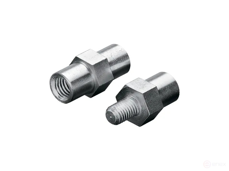 Резьбовой металлический адаптер, наружняя/внутренняя резьба - М10х1,50-W1/2", общая длина 40 мм