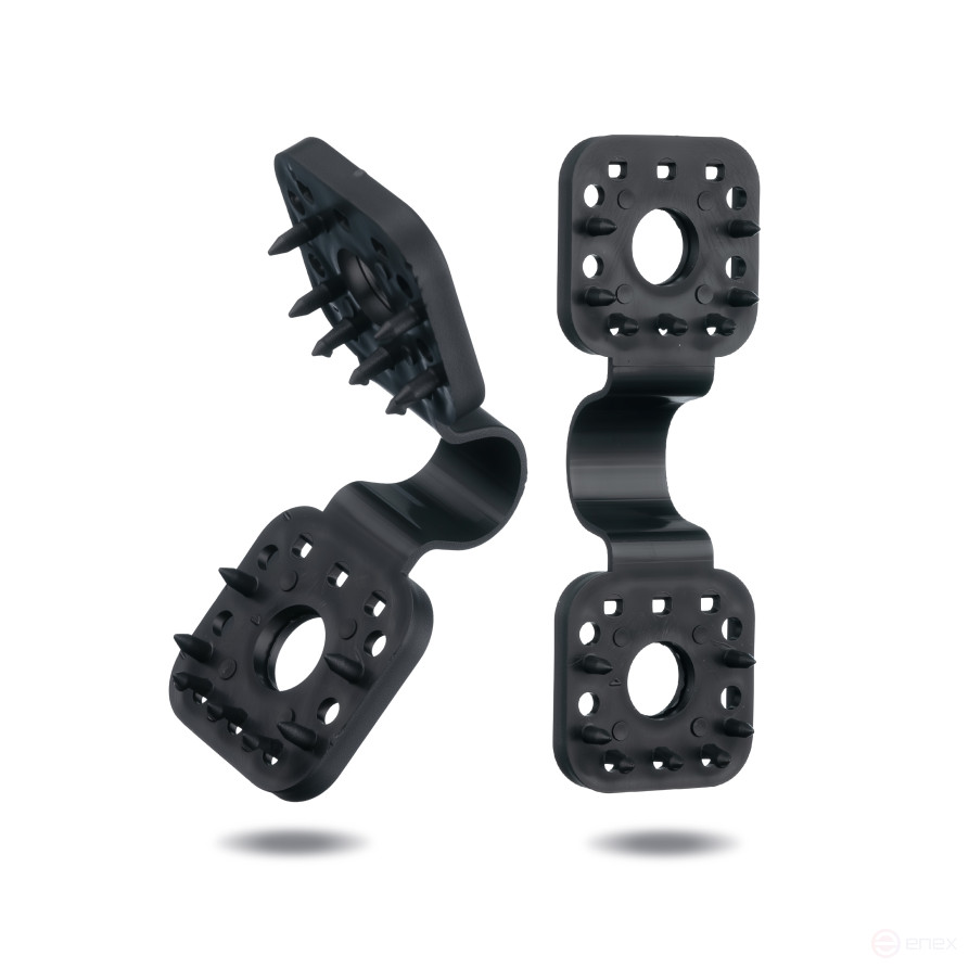 Fasteners for shading and facade mesh 20 pcs color black